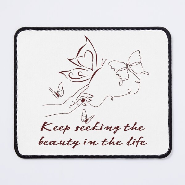 Item preview, Keep Seeking The Beauty In The Life | Hand & Butterflies Art Line designed and sold by adlkh.
