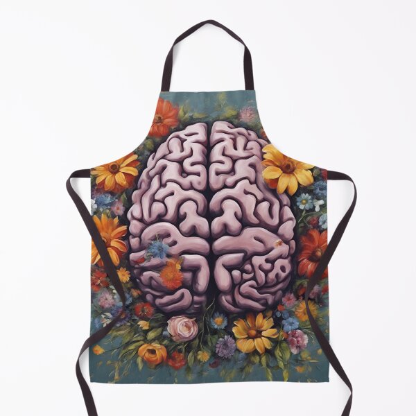 Item preview, the brain in flowers ''art painting decor '' Dr (psychology) designed and sold by masterAi.