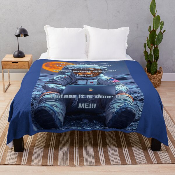 Item preview, My Space, My Rules - Funny Astronaut Art designed and sold by MelissaMelovich.