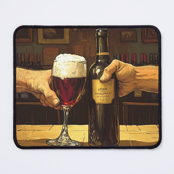 Item preview, Beer vs Wine Showdown! designed and sold by Store With Cool Stuff.