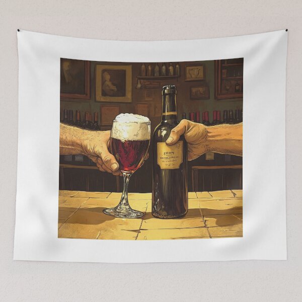 Item preview, Beer vs Wine Showdown! designed and sold by Store With Cool Stuff.