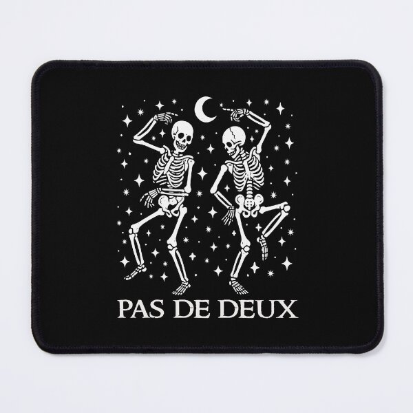 Item preview, Funny Halloween Dancing Skeletons Pas De Deux French Phrase Bridal Couple Costume  designed and sold by Bad Kitty Designz.