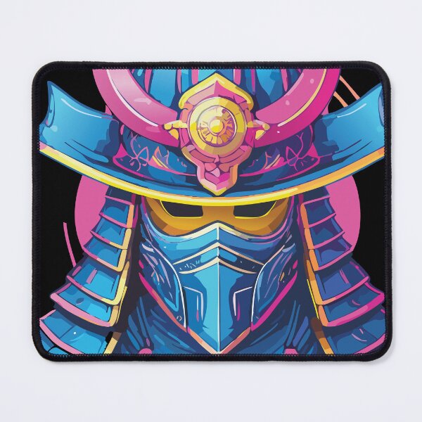 Item preview, Retro Neon Samurai Helmet designed and sold by CosioInc.