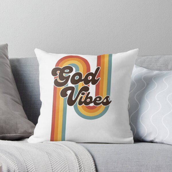 Aperçu de l'œuvre Dieu Vibes Vintage Rétro Foi Chrétienne créée et vendue par SaltCreatives.