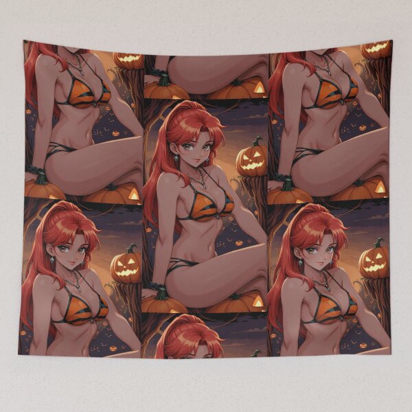 Item preview, Eight Bit Halloween Jungle Tigress designed and sold by KillerCrafts.