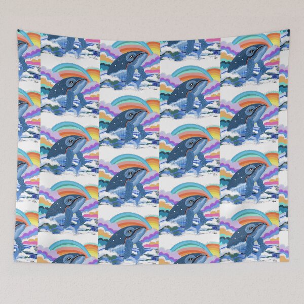 Item preview, Happy Whale designed and sold by TraceyMackieArt.