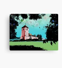 Church Landscape 2 Canvas Print