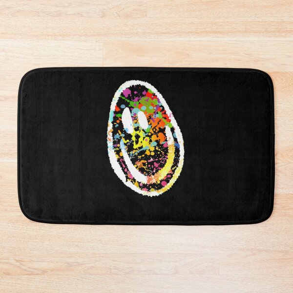 Item preview, Furry Smiley Face - Light splatter designed and sold by Bad Zombie .