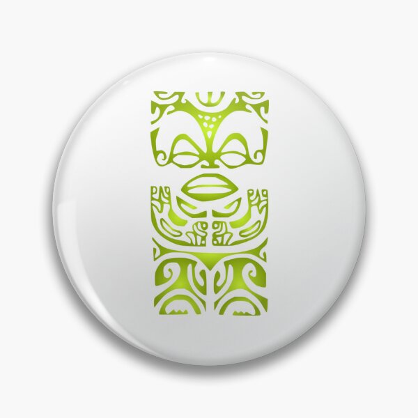 Item preview, TIKI KANE (green) designed and sold by Nesian-Tahiti.