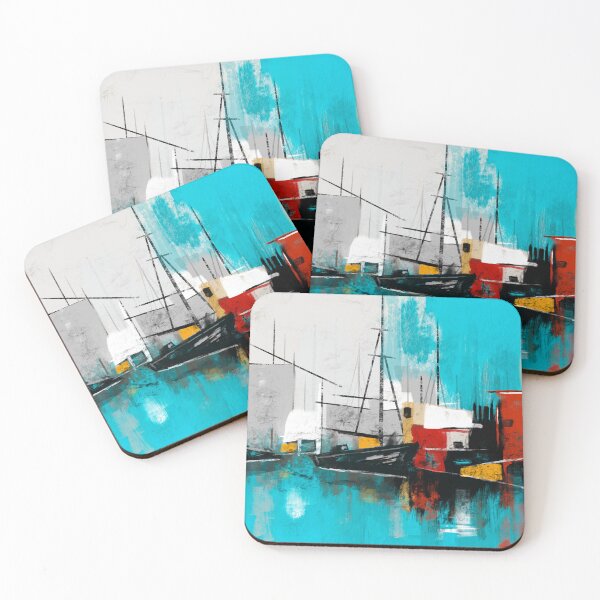 Item preview, Boats at the Dock designed and sold by MarkRossArt.
