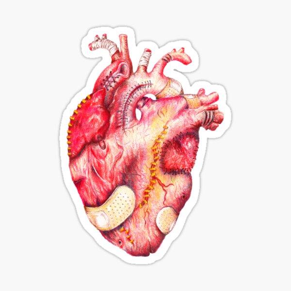 Item preview, Broken Heart. Wounded Heart designed and sold by CorazonIlustre.