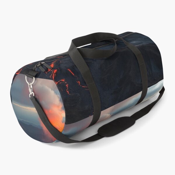 Item preview,  Volcano Eruption Landscape with Lightning - Nature's Fury Concept designed and sold by hjian8219.