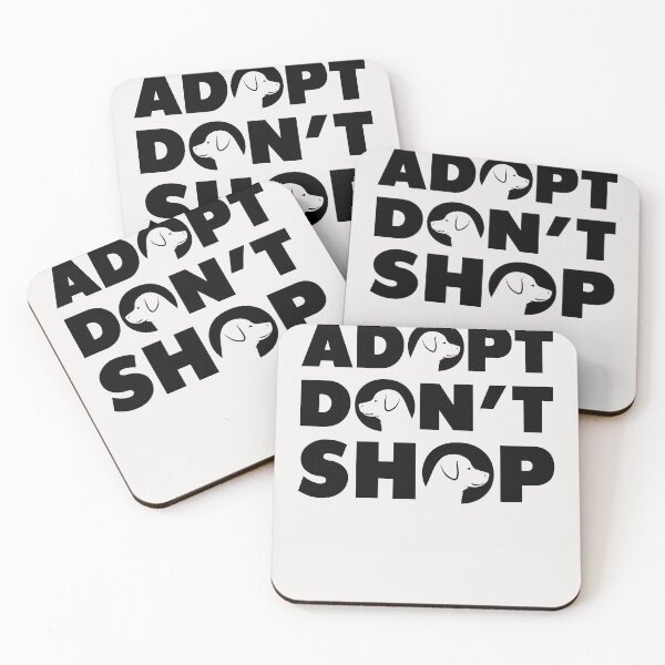 Item preview, Adopt Dont Shop  designed and sold by ChangeNarrative.