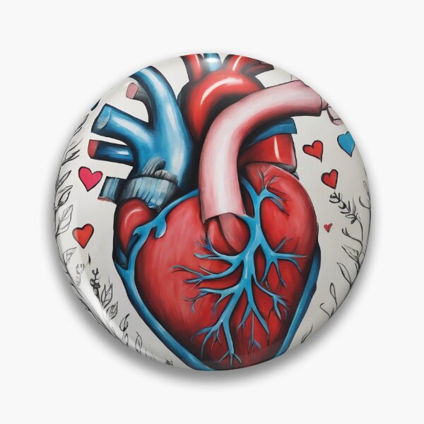 Item preview, heart art painting decor for dr cardio designed and sold by masterAi.