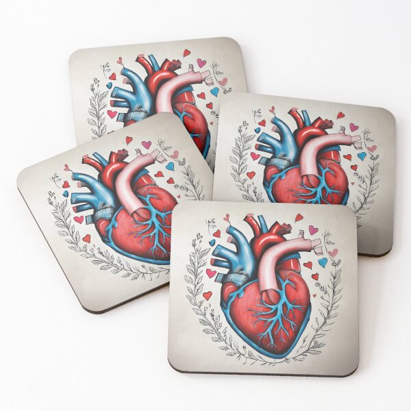 Item preview, heart art painting decor for dr cardio designed and sold by masterAi.
