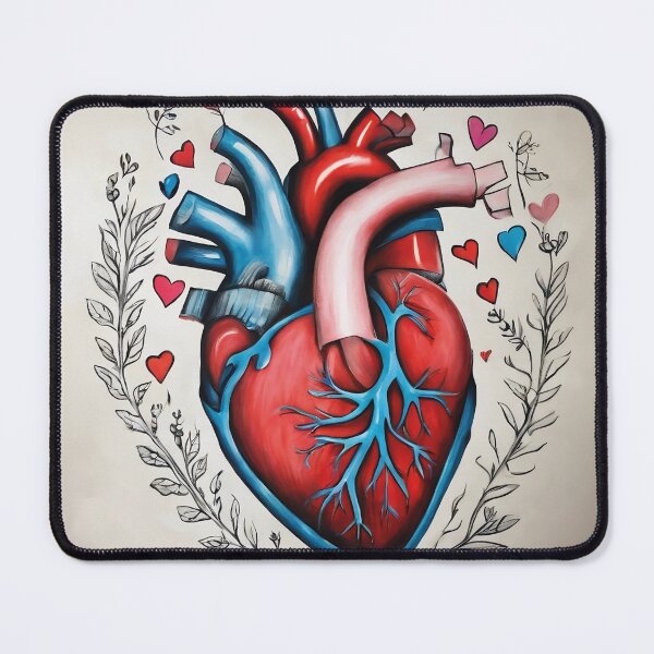 Item preview, heart art painting decor for dr cardio designed and sold by masterAi.