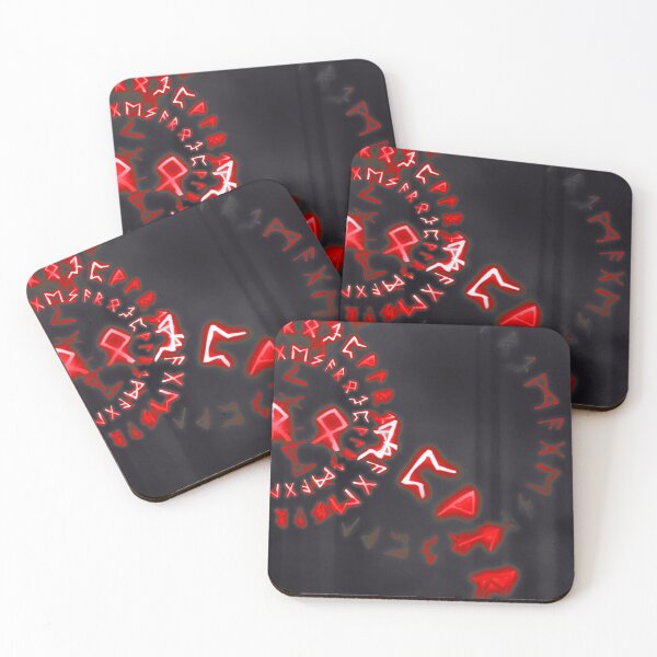 Item preview, Viking Runes - Red designed and sold by LoneCrowArts.