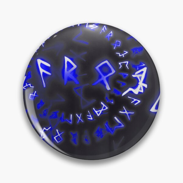 Item preview, Viking Runes - Blue designed and sold by LoneCrowArts.