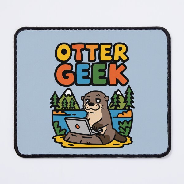 Item preview, Otter Geek Laotop Nature Cute Animal designed and sold by NosandEdgy.