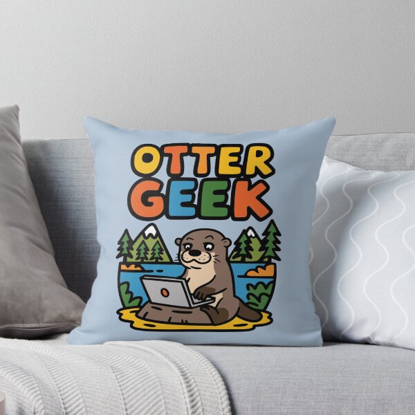 Item preview, Otter Geek Laotop Nature Cute Animal designed and sold by NosandEdgy.