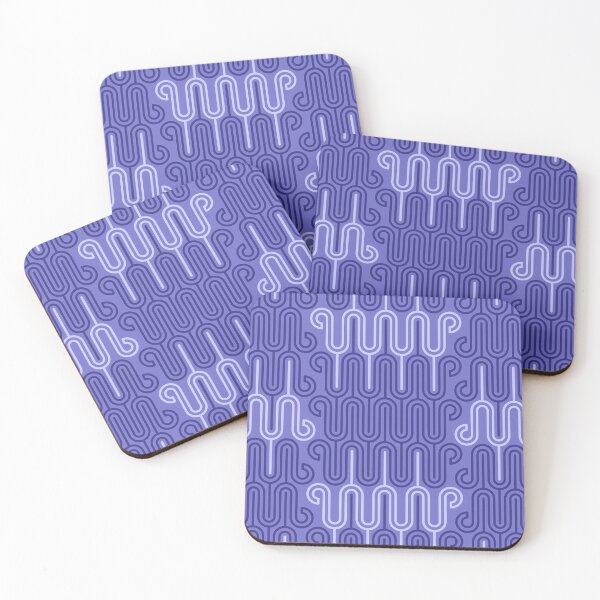 Item preview, Bohemian round lines geometrics Very Peri purple designed and sold by Dana Du.