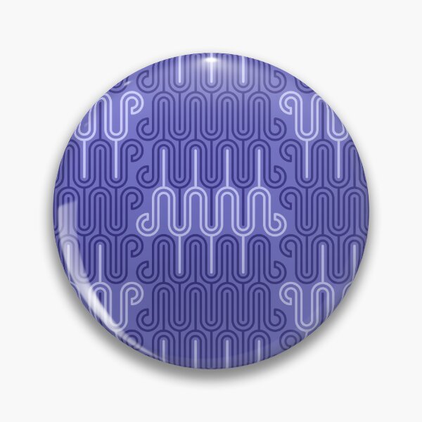 Item preview, Bohemian round lines geometrics Very Peri purple designed and sold by Dana Du.