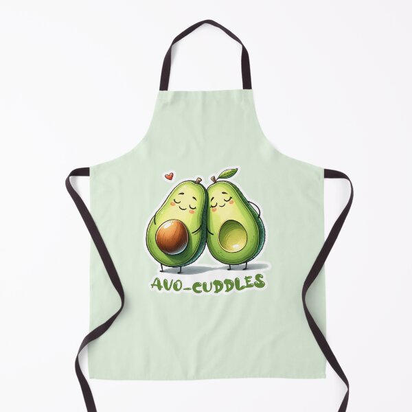 Item preview, Avo-Cuddles: A Punny Pair of Affectionate Avocados designed and sold by hitechmom.