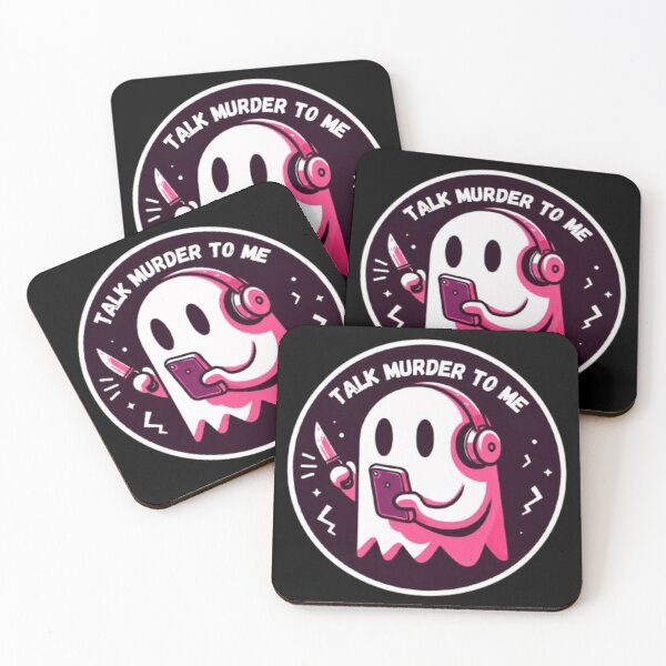 Item preview, Talk Murder to Me - Ghostly Whispers in a Spooky True Crime Podcast designed and sold by Fictio ⭐​⭐​⭐​⭐​⭐​.