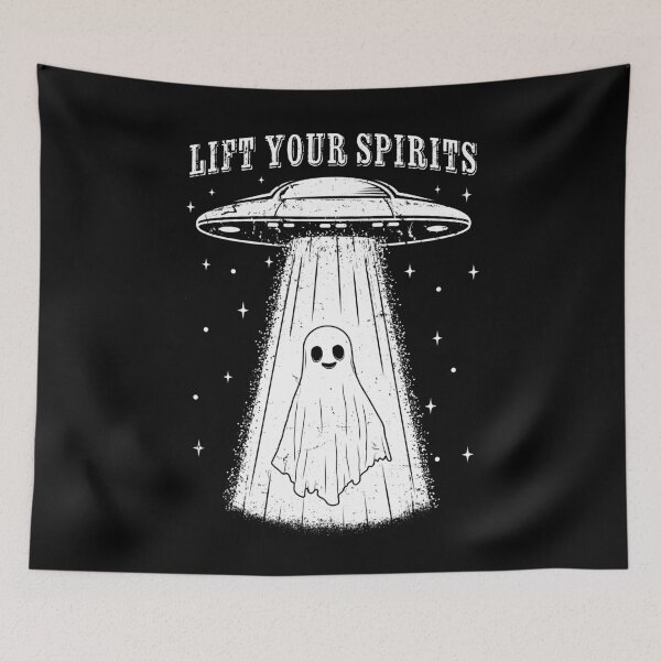 Item preview, Lift Your Spirits UFO Ghost Abduction designed and sold by petestyles.