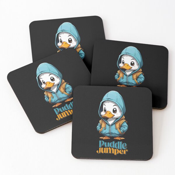 Item preview, Cute Baby Duckling wearing Hoodie | Puddle Jumper baby duck designed and sold by trendparrot.