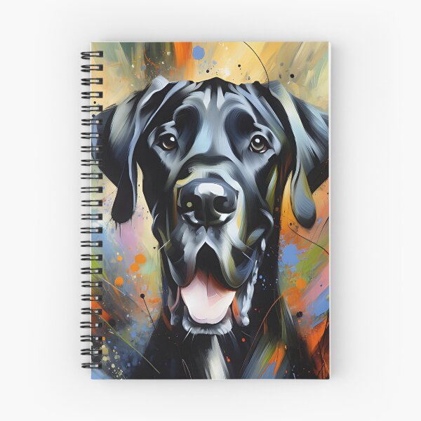 Item preview, Great Dane Dog Acrylic Art Print Pet Portrait Gifts for Dog Lovers designed and sold by Puppy Puzzles Plus.