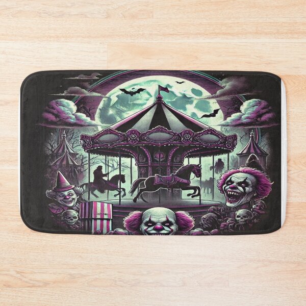 Item preview, Haunted Carnival Carousel and Creepy Clowns designed and sold by Magic Of Imagination.