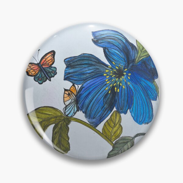 Item preview, Rhapsody in Blue Botanical designed and sold by Alma Lee.