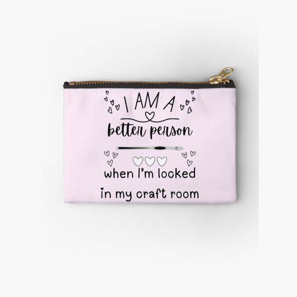 Item preview, I Am A Better Person When I'm Locked In My Craft Room - Crochet Lover designed and sold by Wiss2Arts.
