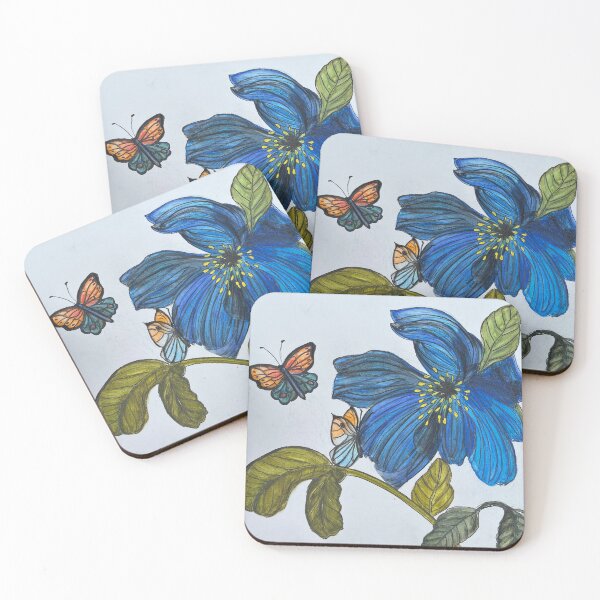 Item preview, Rhapsody in Blue Botanical designed and sold by Alma Lee.