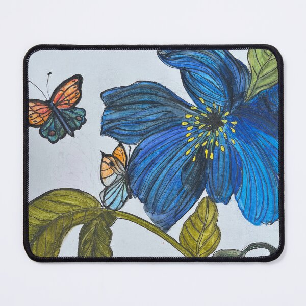 Item preview, Rhapsody in Blue Botanical designed and sold by Alma Lee.