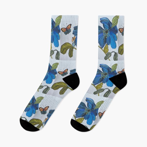 Item preview, Rhapsody in Blue Botanical designed and sold by Alma Lee.
