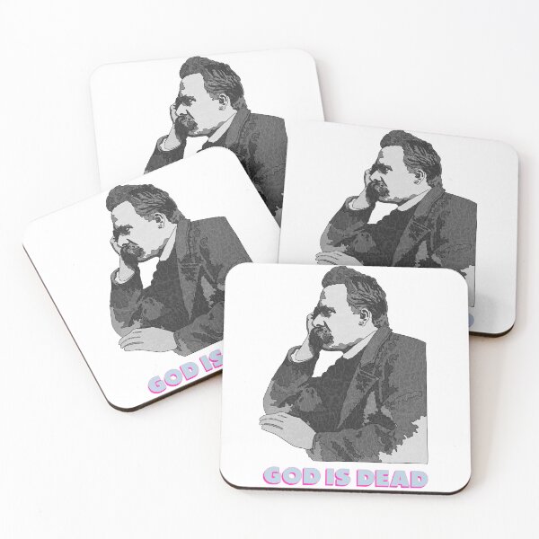 Item preview, Nietzsche - God Is Dead designed and sold by Leftoverjoe.