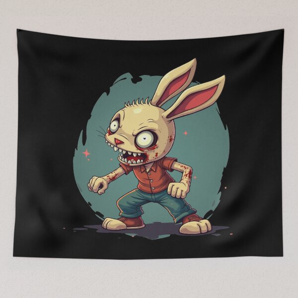 Item preview, Undead Bunny: The Ultimate Zombie Rabbit Experience designed and sold by FunnyFarmDesign.