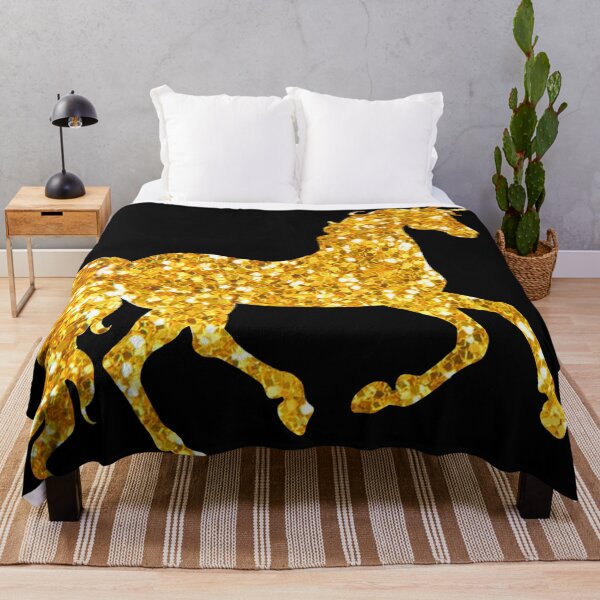 Item preview, Glittering golden unicorn silhouette. designed and sold by claireseyeview.