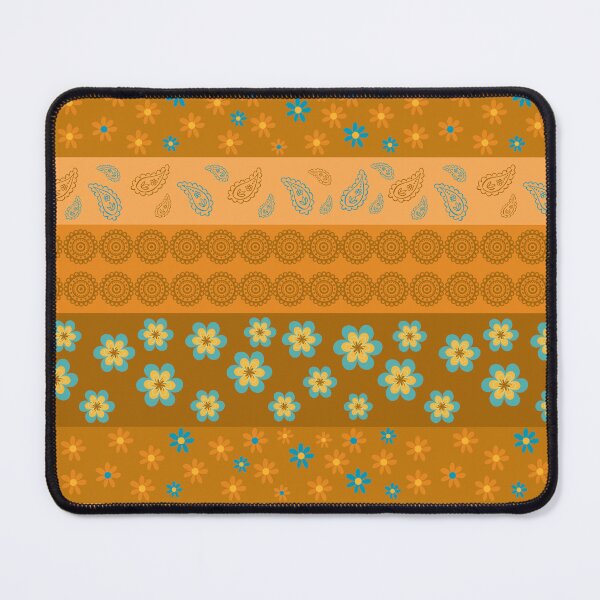 Item preview, Modern Retro Boheme Flowers and Lines designed and sold by retrobliss70s.