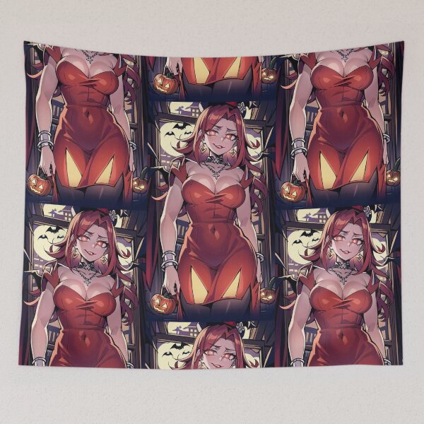 Item preview, Fiery Red Demonic Dress designed and sold by KillerCrafts.