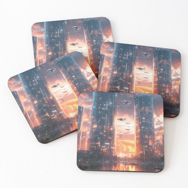 Item preview, Future City 3000 designed and sold by CharlesScottArt.