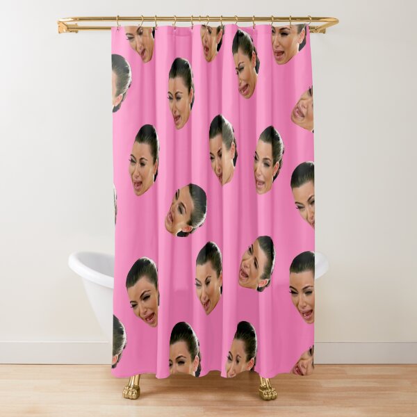 Crying Kim Kardashian Shower Curtain