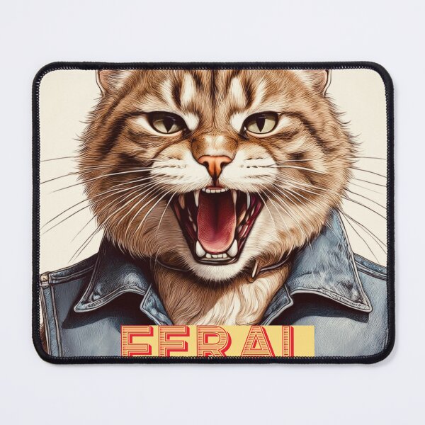 Item preview, Feral Cat 1 designed and sold by TheCussnWolf.