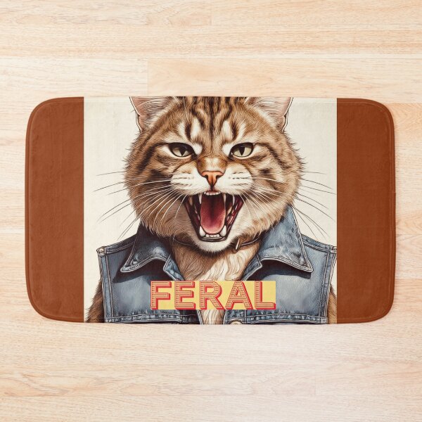 Item preview, Feral Cat 1 designed and sold by TheCussnWolf.