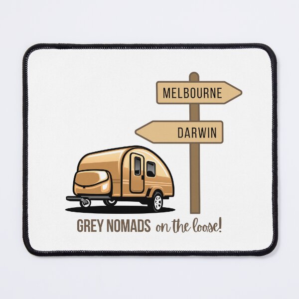 Item preview, Melbourne to Darwin Grey Nomads Caravan designed and sold by PurrfectionMeow.