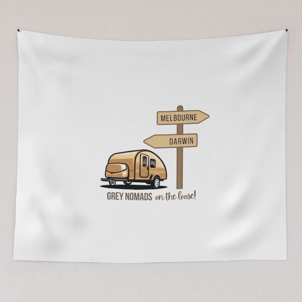 Item preview, Melbourne to Darwin Grey Nomads Caravan designed and sold by PurrfectionMeow.