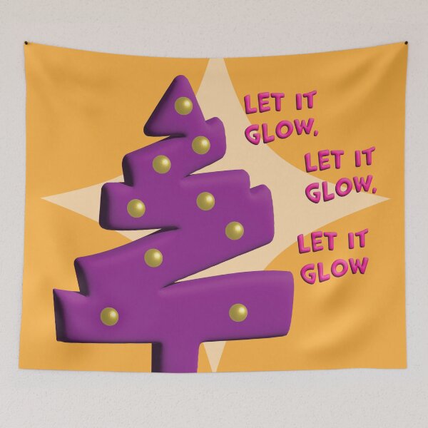 Item preview, Christmas Tree Let It Glow 3D designed and sold by iamKaye.