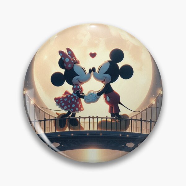 Item preview, Romantic Kiss Minnie and Mickey designed and sold by EPDL.